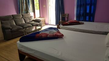 Deluxe Quadruple Room, Balcony, City View