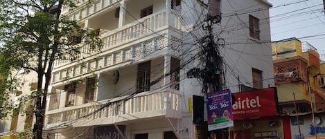 Façade de l’hébergement