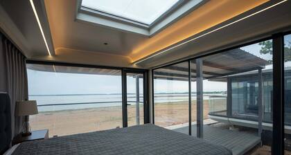 Vessel 8 - Lakefront Vessel Living | Modern Touches • Grill • Nature Views