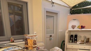 Apartment, 1 Bedroom, Smoking, Balcony | Outdoor dining - Spetses Center Comfy Apartment 1 (Spetses)