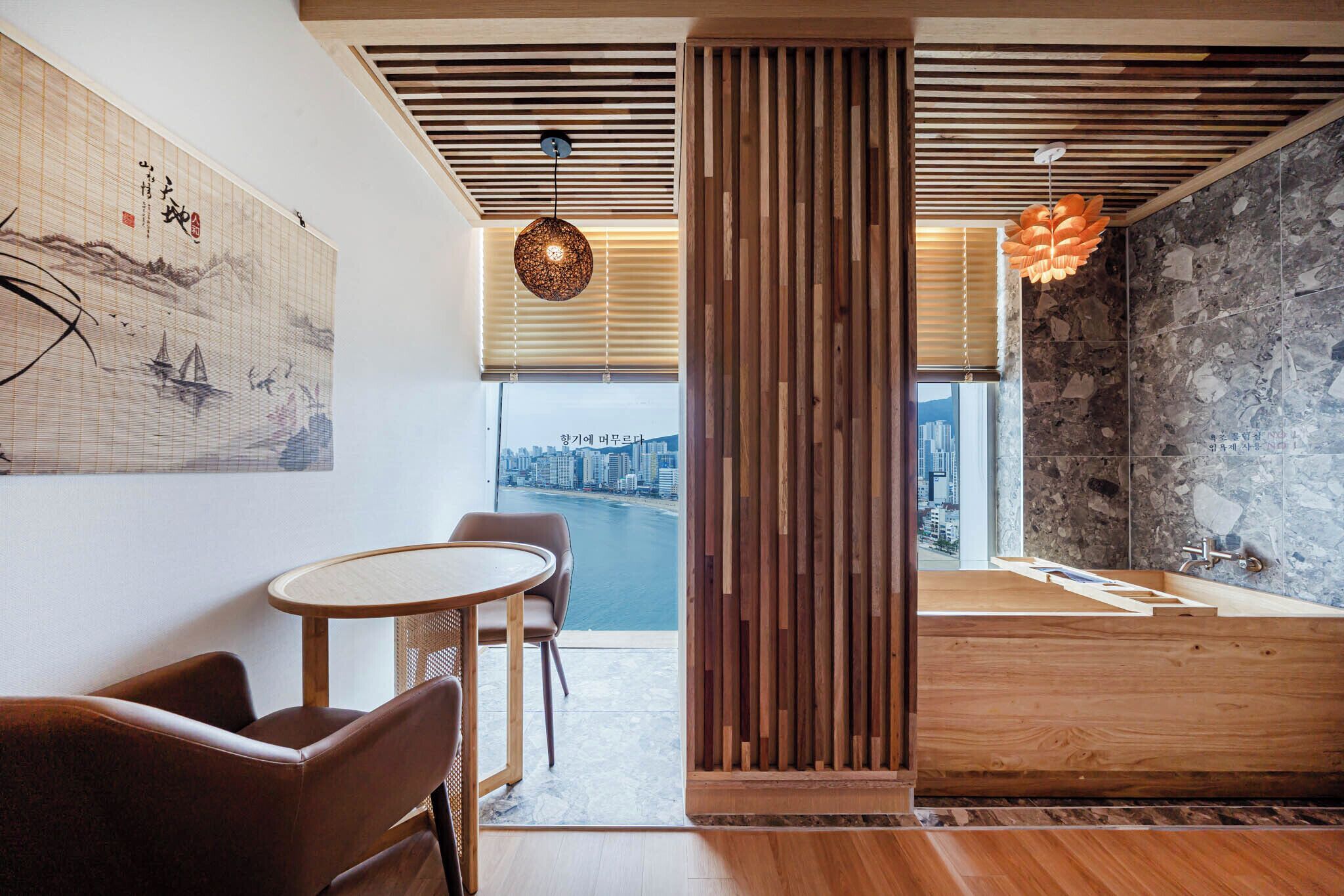 Hinoki Signature Ocean Room | Hypo-allergenic bedding, free WiFi, bed sheets