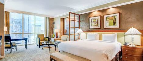 Desk, iron/ironing board, WiFi, bed sheets