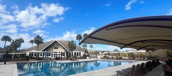 Best value simple courtside beach villa 2 pools