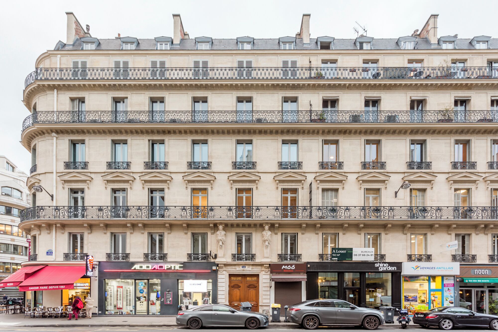 Fassade der Unterkunft