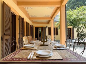 Restauration en plein air