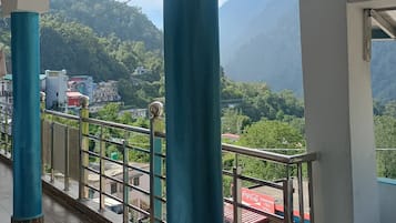 Uitzicht vanaf balkon