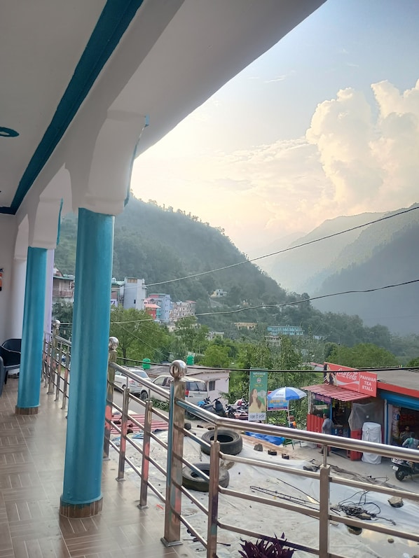 Vista a la montaña