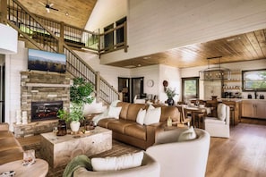 TV, fireplace, video games, offices - Incredible 180 VIEWS! | Luxury Lodge | Indoor Pool (Sevierville)