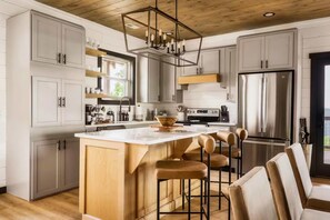 Fridge, microwave, oven, stovetop - 5 Suites | Incredible View | Pool | Spa | Theater (Sevierville)