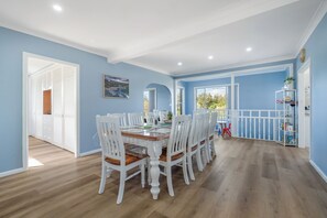 Dining - The Beach House - 3 Bedroom home directly across from beach access. (Lake Cathie)