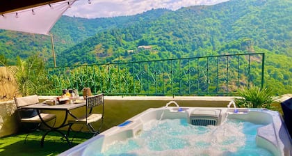 Refuge romantique dans la roche - Spa privatif et panorama exceptionnel