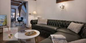 Family Apartment, 2 Bedrooms, Non Smoking, Balcony | Living area