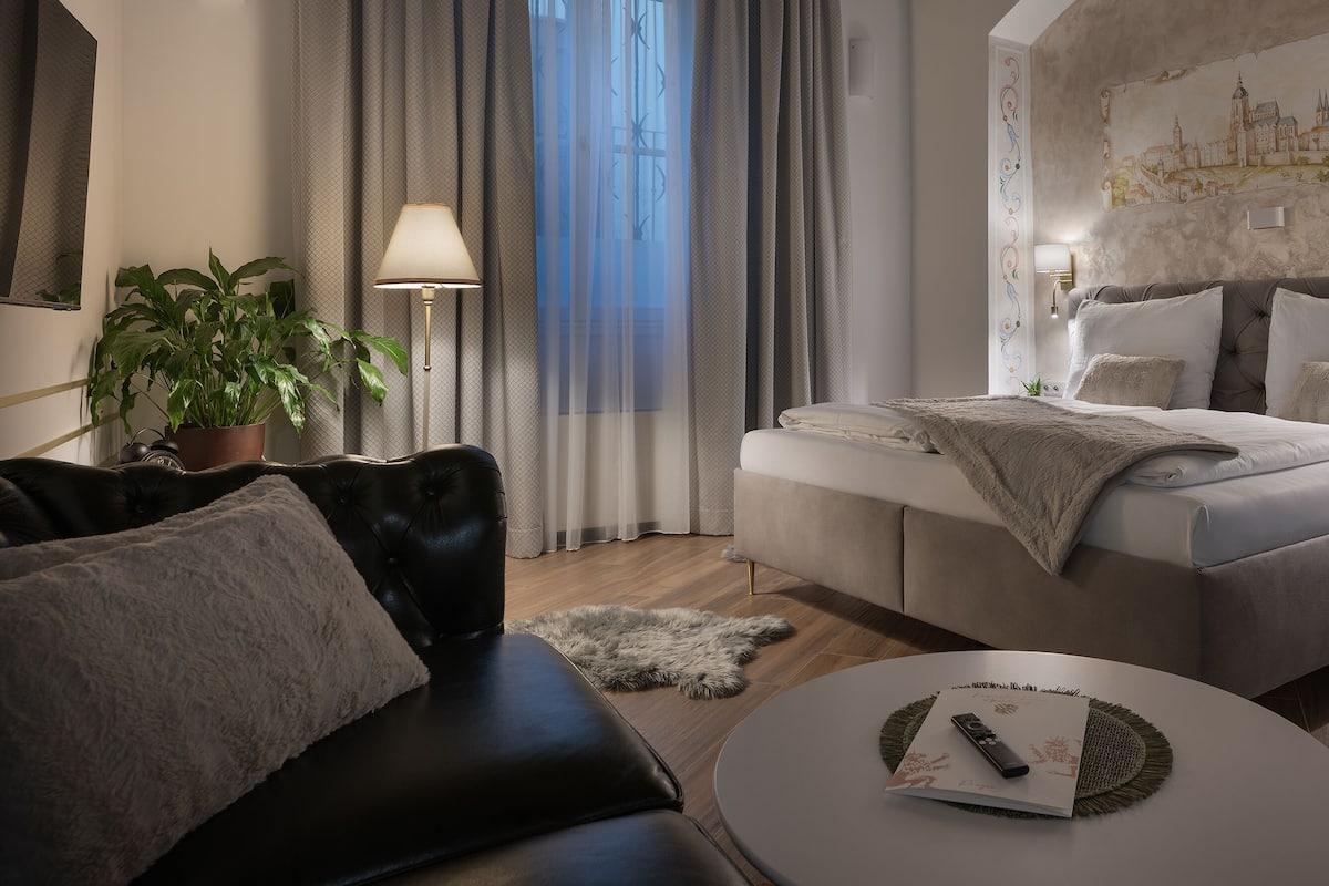 Apartamento clásico | Caja fuerte, tabla de planchar con plancha, wifi gratis