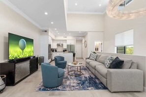 TV - Modern 3BR Townhome w/ Pool | Walk to Old Town (Scottsdale)