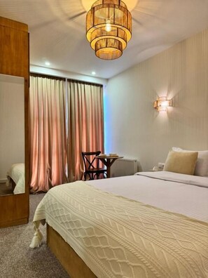 Deluxe Double Room, Courtyard View | In-room safe, blackout curtains, iron/ironing board, free WiFi - palm tbilisi boutique hotel (Tbilisi)