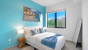 Apartment, Balkon, Stadtblick