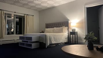 1 bedroom, travel crib, WiFi, bed sheets