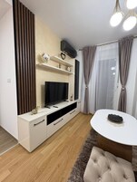 Superior Apartment, Balcony | Living area