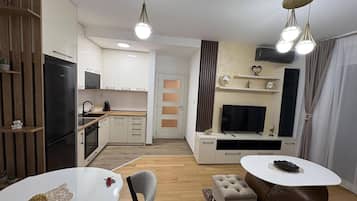 Superior Apartment, Balcony | Living area