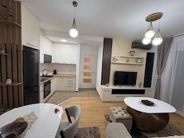 Superior Apartment, Balcony | Living area