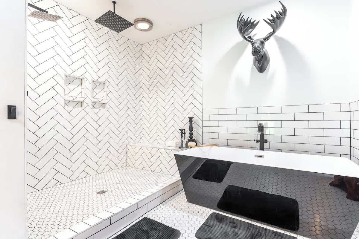 Shower, hair dryer