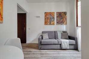 Apartment, 2 Bedrooms, Balcony | Laptop workspace, iron/ironing board, free WiFi, bed sheets - Delightful studios near Parco Tre Torri (Milan)