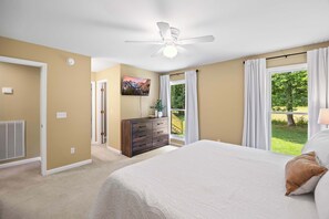 3 bedrooms, iron/ironing board, travel cot, WiFi