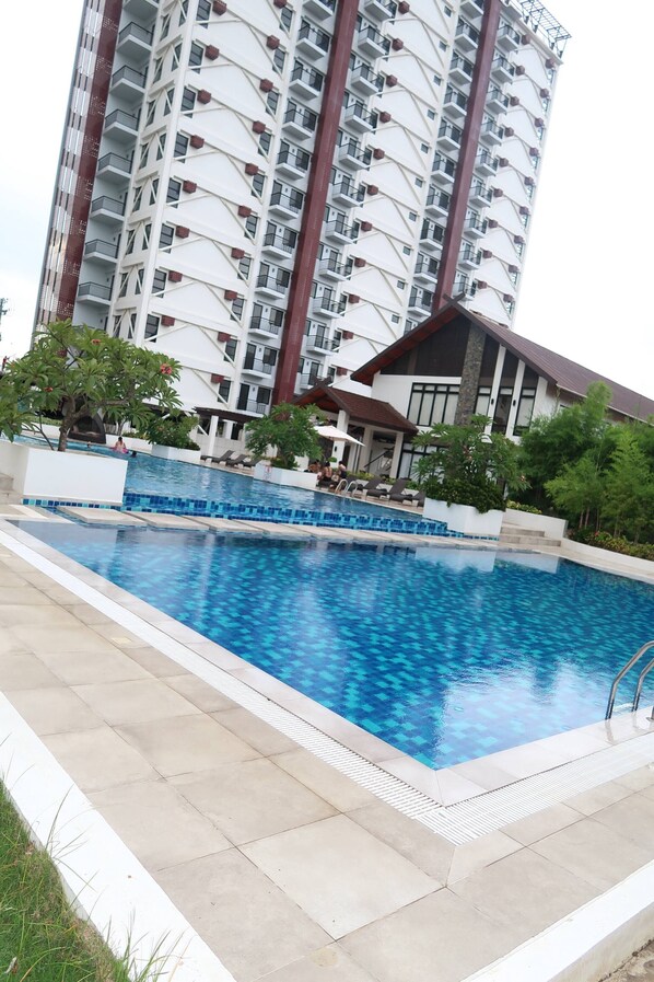Shared Dormitory, 2 Bedrooms, Accessible, Pool View | Pool | Outdoor pool