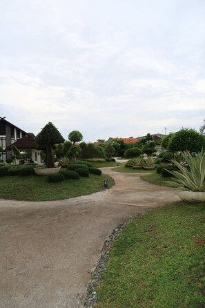 Shared Dormitory, 2 Bedrooms, Accessible, Pool View | Property grounds