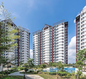 Shared Dormitory, 2 Bedrooms, Accessible, Pool View | Exterior - Room-spacious Fully Furnished 2BR Condo (Lapu-Lapu)