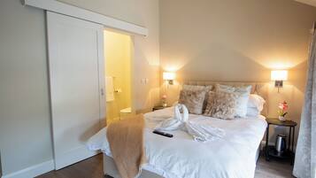 Premium bedding, memory-foam beds, free WiFi, bed sheets