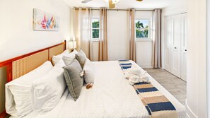 4 chambres, fer et planche à repasser, lit parapluie, Wi-Fi gratuit