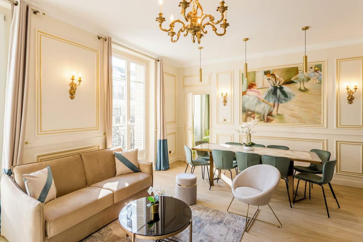 Appartement, vue ville | Coin séjour