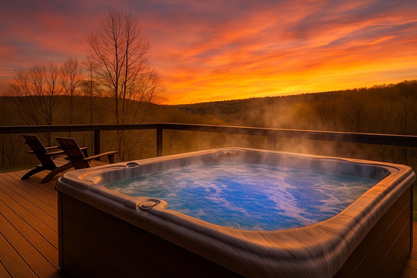 Bain à remous extérieur