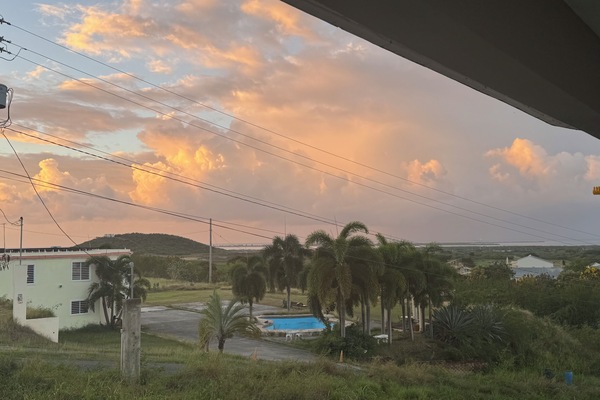 View special Caribbean cloud formations right from your balcony
