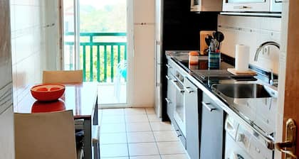 Cosy appartement vue montagne, 2 chambres, terrasse et parking box