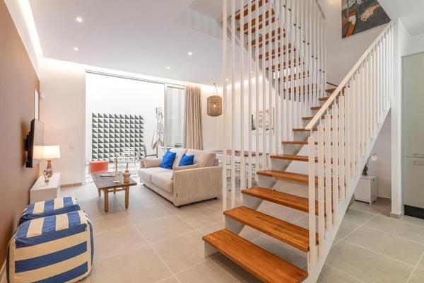 Apartment, Patio | Living area | Flat-screen TV