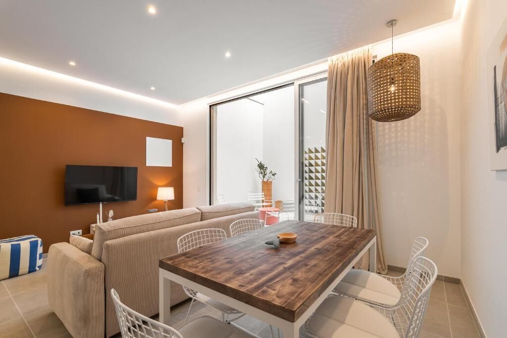 Apartment, Patio | Living area | Flat-screen TV