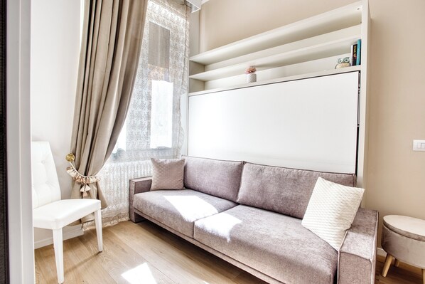 Appartement, 1 lit double et 1 canapé-lit | Coin séjour