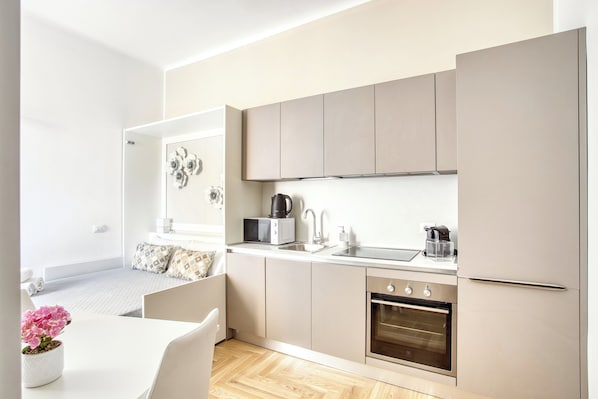 Appartement Confort, vue ville | Cuisine privée