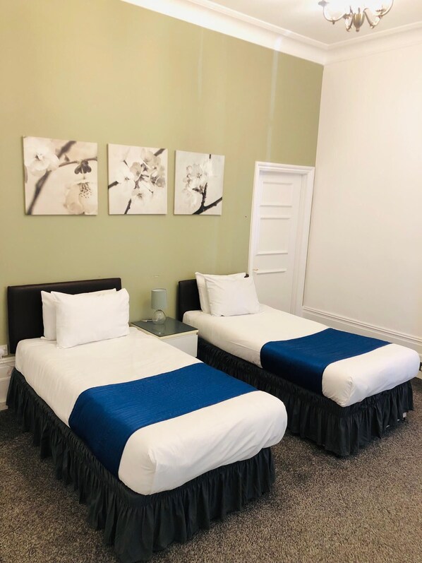 Standard Twin Room | Free WiFi, bed sheets - Albany Hotel (Hove)