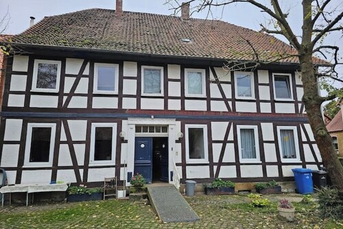 Blaue Wohnung auf dem Gutshof