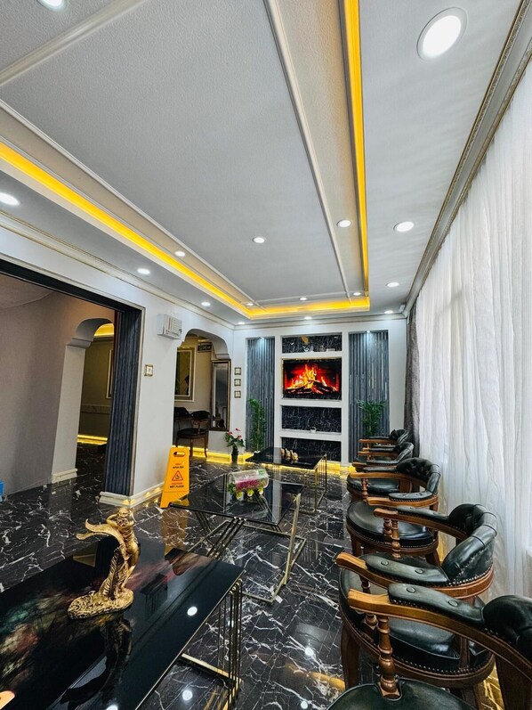 Sala de estar en el lobby