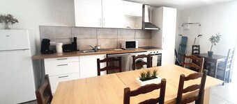 8-person apartment on ground floor in Vallères