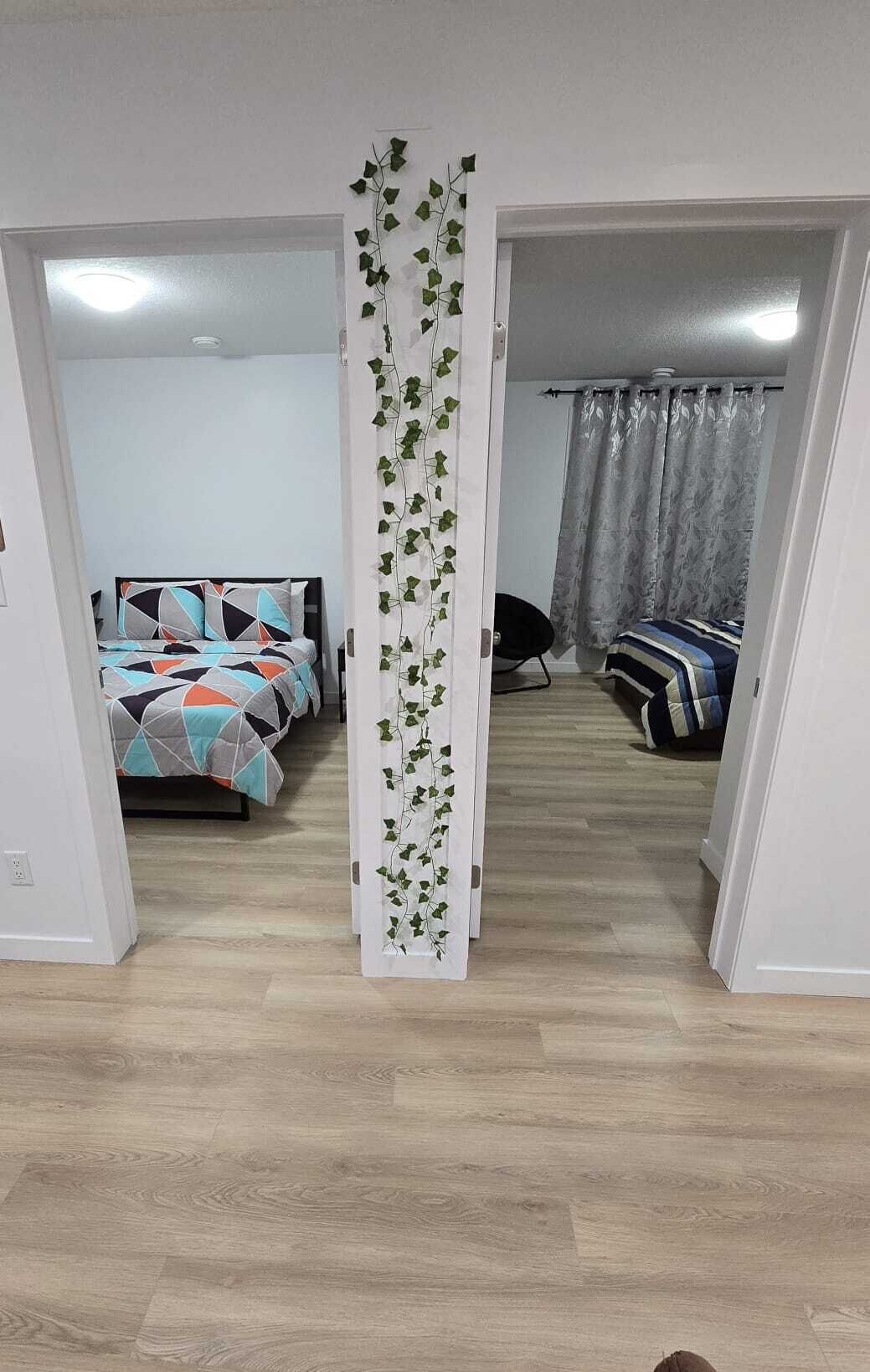 2 chambres, fer et planche à repasser, Wi-Fi, literie fournie