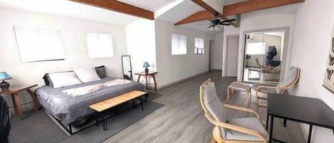 1 bedroom, iron/ironing board, travel crib, free WiFi