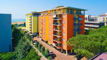 Apartment, 2 Schlafzimmer, Balkon, Meerblick | Außenbereich