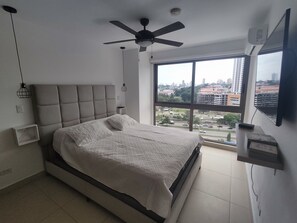3 bedrooms, iron/ironing board, WiFi, bed sheets - Comfortable and aesthetically balanced apartment (Panamá)