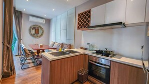 Premium Villa, 3 Bedrooms, Pets allowed, Pool View | Private kitchen | Dining tables -  Serava Pet-Friendly Pool Villa Huahin (Hua Hin)