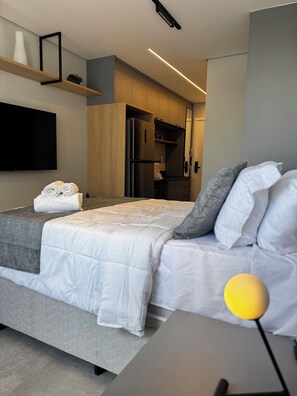 1 Schlafzimmer, Bügeleisen/Bügelbrett, kostenloses WLAN, Bettwäsche